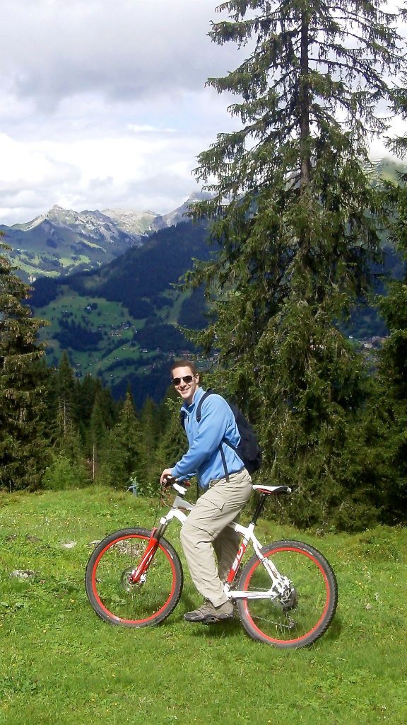 Biking in Murren