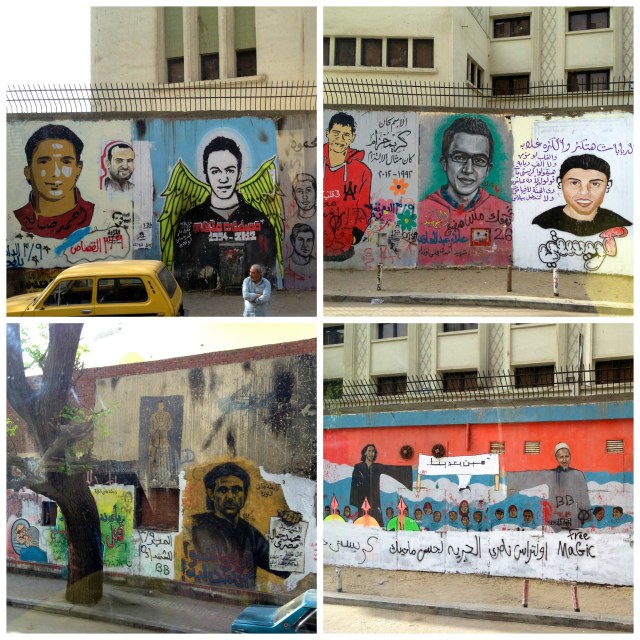 Graffiti of those who were lost in the Revolution