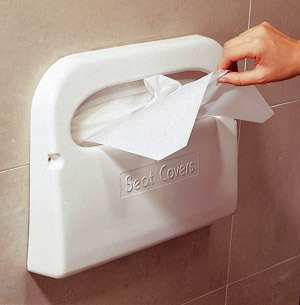 use seat covers as oil blotters