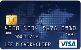 credit card with chip