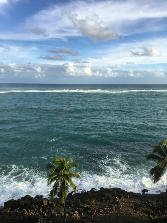 view from my room at the Hilton in Condado